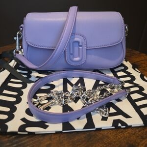 Authentic Marc Jacobs Clover - Leather - Lavender - Small - Crossbody Bag